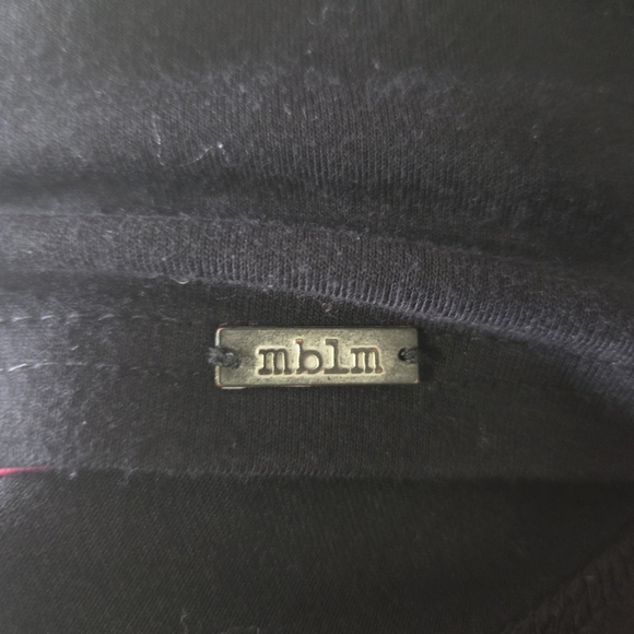 ⭐️mblm Pink and Black Sleeveless Tank Top Size 1X - Picture 5 of 5